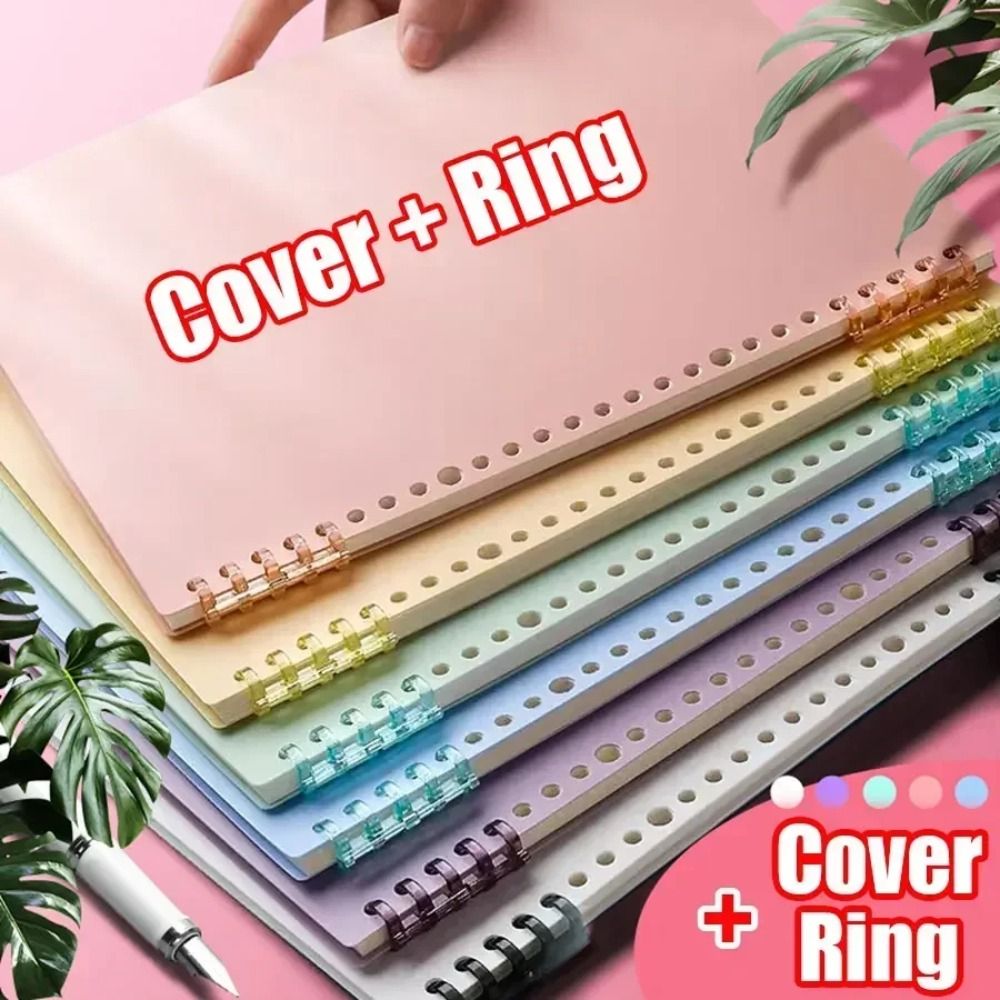 Binder A4 Lever - 4 قطع غلاف كتاب بلاستيكي شفاف