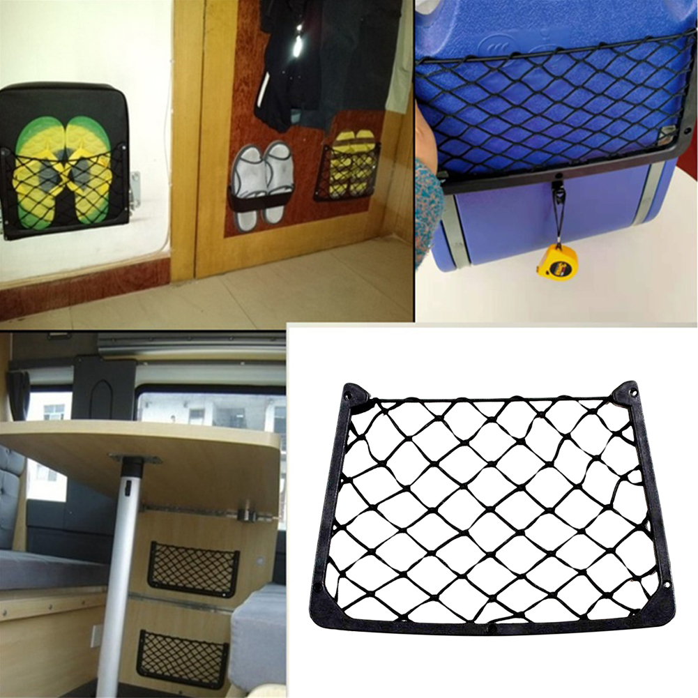 Magazine Holder Rack - شبكة تخزين مرنة لظهر مقعد السيارة،