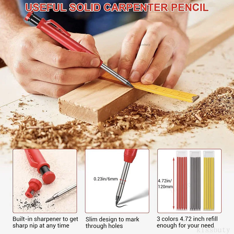 Staedtler Pencil Lumocolor - مجموعة أقلام نجار متينة، أدوات نجارة