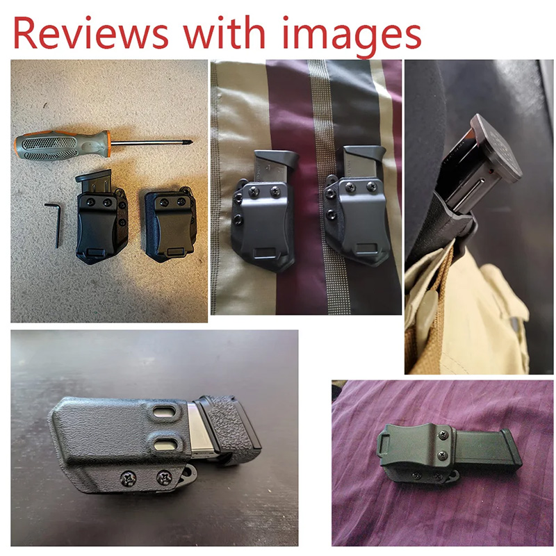 IWB OWB 9 مللي متر.40 مشبك حزا - مراجعة Magazine Holder Rack وسعره