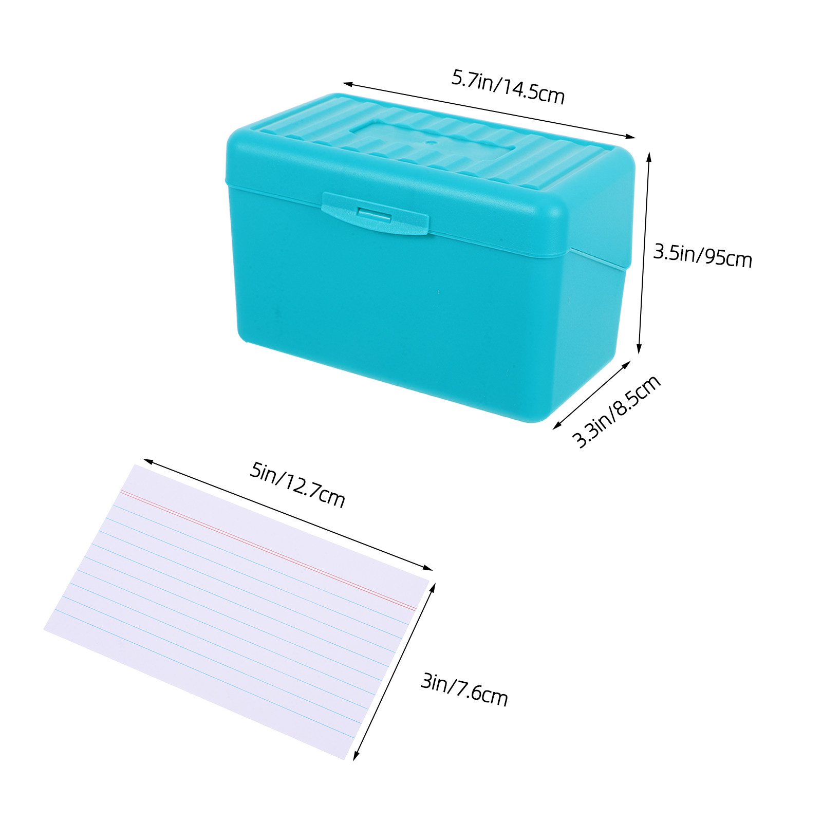 1 مجموعة صندوق تخزين بطاقات ال - مراجعة Card Index Box وسعره