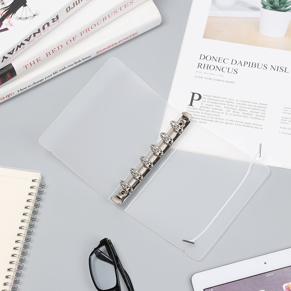 حافظة دفتر ملاحظات فضفاضة شفاف - مراجعة Binder A4 Lever وسعره