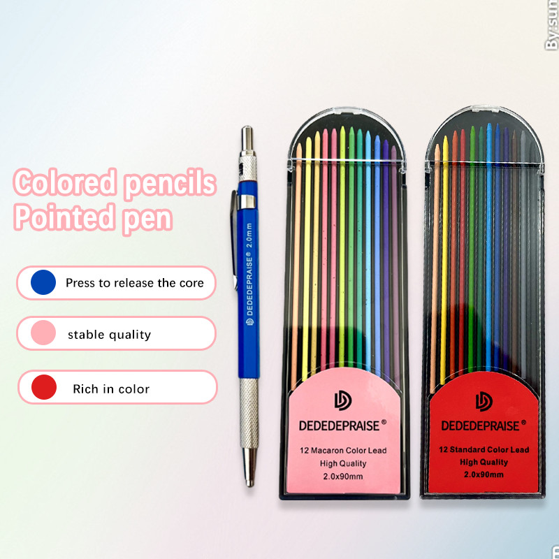 12/24 يؤدي ملون 2.0 مللي متر م - مراجعة Staedtler Pencil Lumocolor وسعره