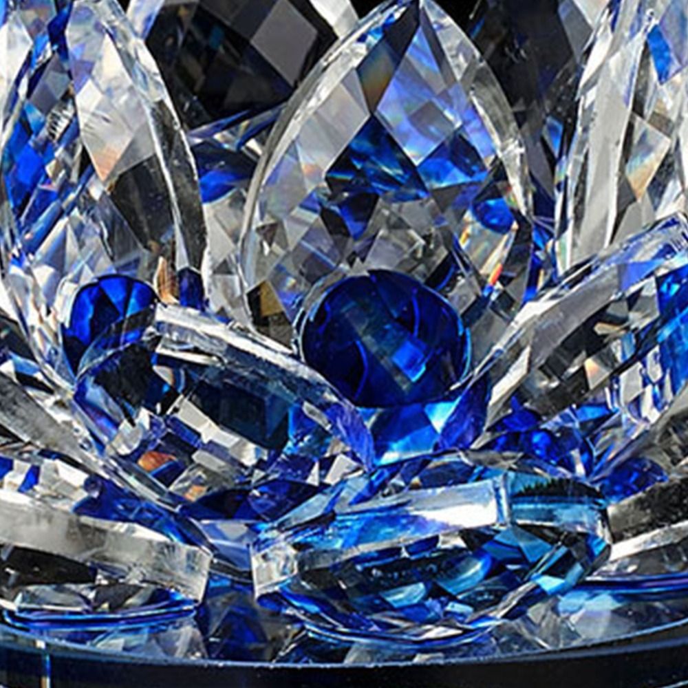 كريستال لوتس زهرة تمثال ديكورا - مراجعة Paper Weight Crystal وسعره