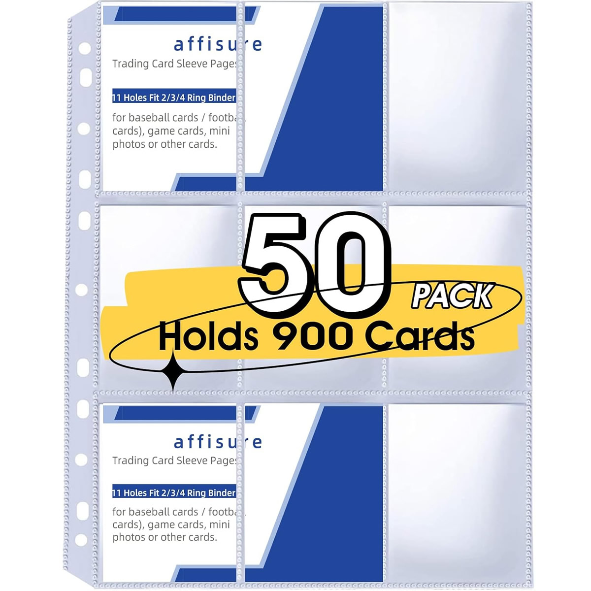 50 حزمة من أغلفة البطاقات ذات  - مراجعة Card Index Box وسعره