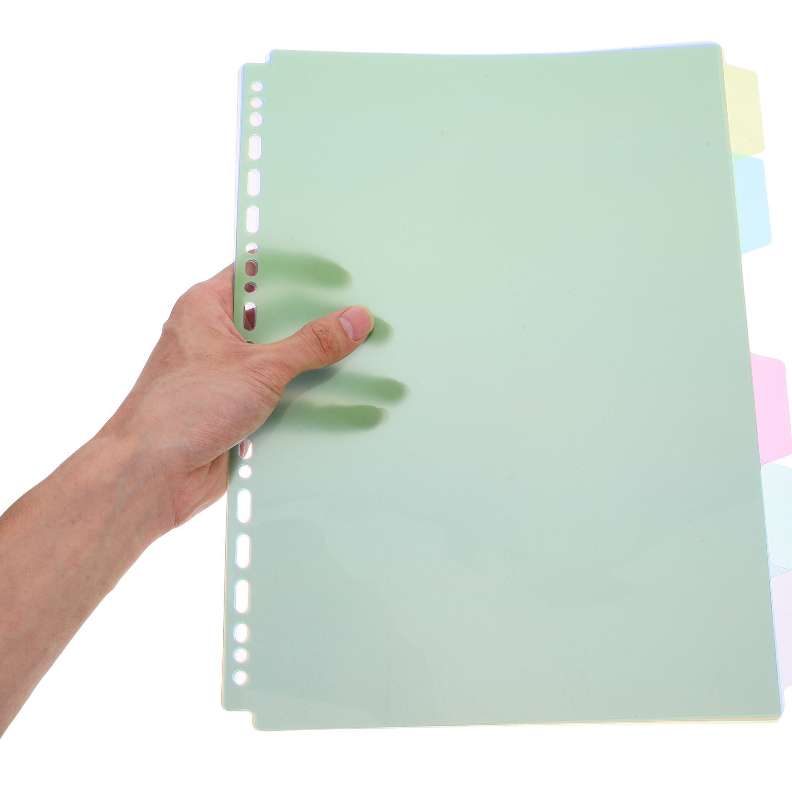 6 قطع من فواصل الملفات ذات الع - مراجعة Tab Divider A4 وسعره