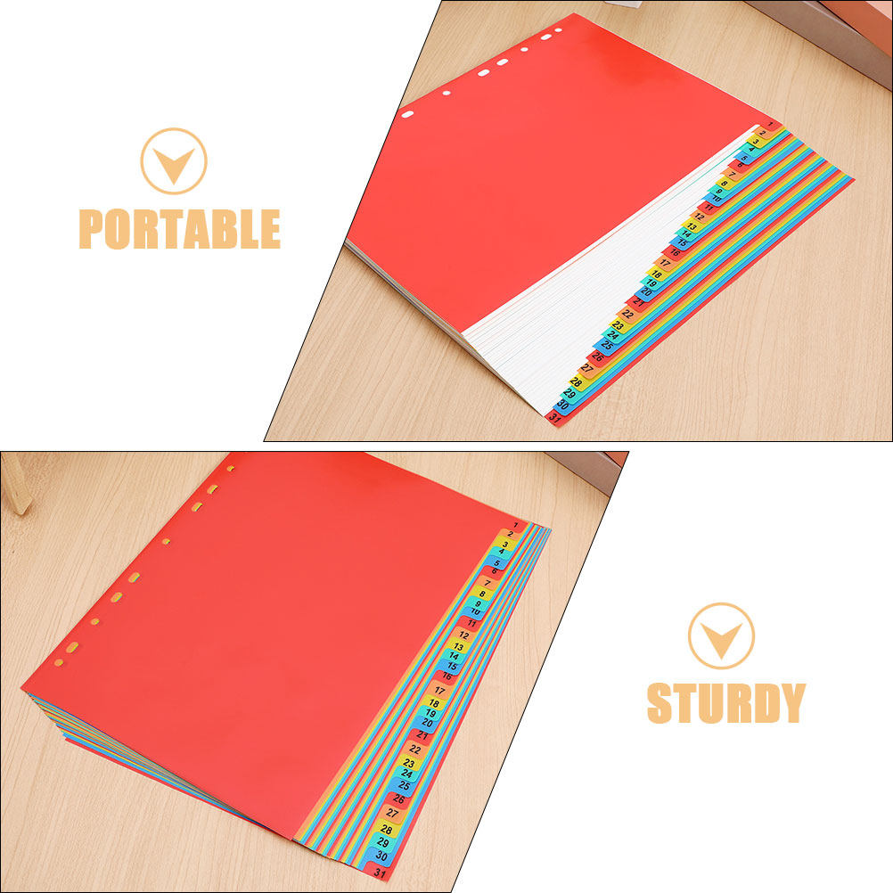 مجموعتان من فواصل الصفحات البل - مراجعة Tab Divider A4 وسعره